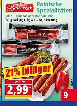 Norma Balcerzak polnische spezialitäten Angebot