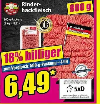 Norma Gut bartenhof rinderhackfleisch Angebot