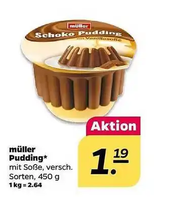 NETTO Müller pudding Angebot