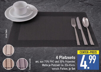 E-Center 4 Platzsets Angebot