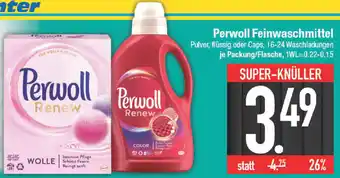 E-Center Perwoll Feinwaschmittel 16-24 Waschladungen Angebot