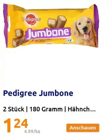 Action Pedigree Jumbone 2 Stück | 180 Gramm Angebot