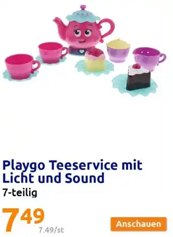 Action Playgo Teeservice mit Licht und Sound 7-teilig Angebot