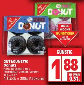 Edeka Gut & Günstig Donuts 230 g Packung Angebot