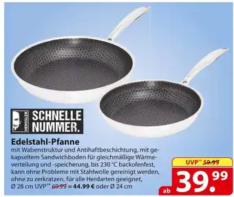 Famila Nord Ost Henssler Schnelle Nummer Edelstahl-Pfanne Angebot