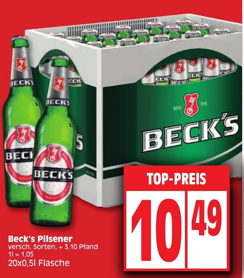 Erstaunlich Edeka Becks Angebot Fotos