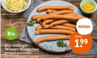 tegut Bio Geflügel Wiener Würstschen 100 g Angebot