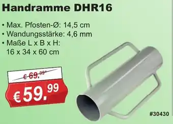 Stabilo Fachmarkt Handramme DHR16 Angebot