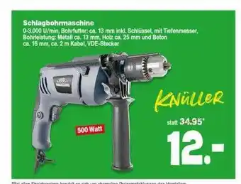 Repo Markt Schlagbohrmaschine Angebot