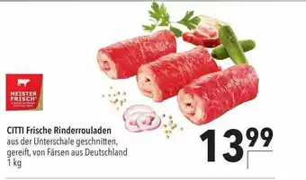 CITTI Markt Citti frische rinderrouladen Angebot