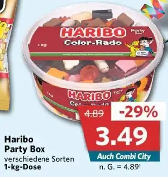 Combi Haribo Party Box 1 kg Dose Angebot