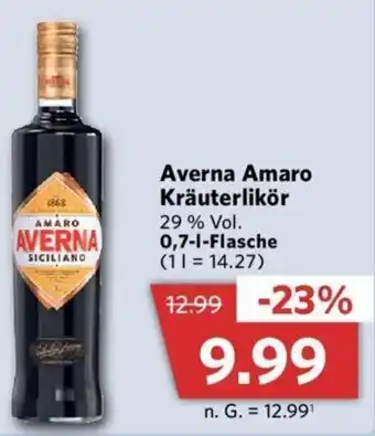 Combi Averna Amaro Kräuterlikör 0,7 L-Flasche Angebot