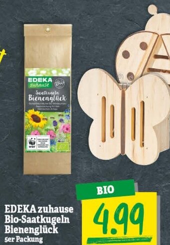 NP Discount Edeka zuhause Bio Saatkugeln Bienenglück Angebot