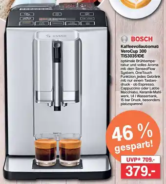 Famila Nord West Bosch Kaffeevollautomat VeroCup 300 TIS30351DE Angebot