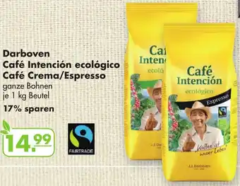 Handelshof Darboven Café Intención ecológico Café Crema/Espresso 1 kg Beutel Angebot