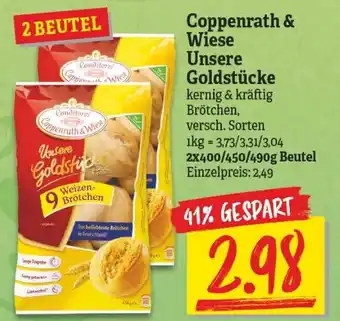 NP Discount Coppenrath & Wiese Unsere Goldstücke 2x400/450/490g Beutel Angebot