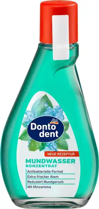 dm drogerie Dontodent mundwasser konzentrat antibakteriell Angebot