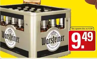 WEZ Warsteiner Pilsener 20 x 0,5 Ltr. Flasche Angebot