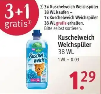 Rossmann Kuschelweich Weichspüler 38 WL Angebot