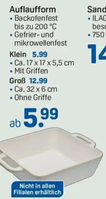 Rossmann Auflaufform Klein Angebot