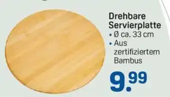 Rossmann Drehbare Servierplatte Ø ca. 33 cm Angebot