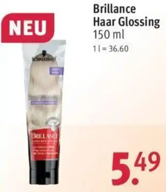 Rossmann Brillance Haar Glossing 150 ml Angebot