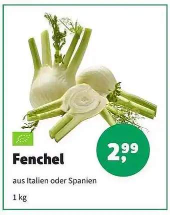 Erdi Biomarkt Fenchel Angebot