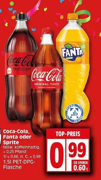 Elli Markt Coca-cola, fanta oder sprite Angebot