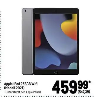 METRO Apple ipad 256gb wifi (modell 2021) Angebot