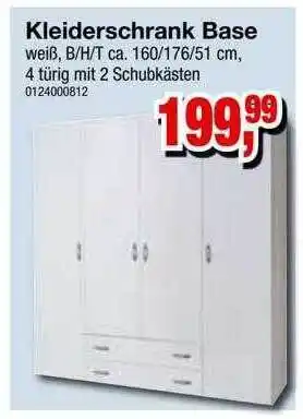 Möbelfundgrube Kleiderschrank base Angebot