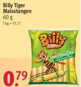 Rossmann Billy Tiger Maisstangen 60 g Angebot