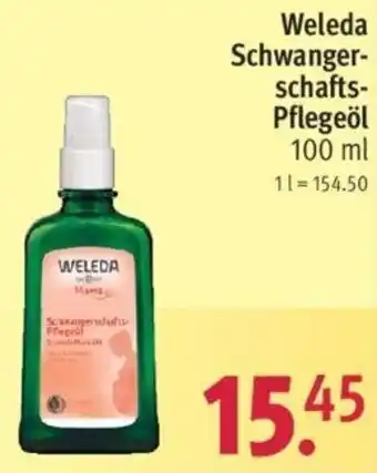 Rossmann Weleda Schwangerschafts Pflegeöl 100 ml Angebot