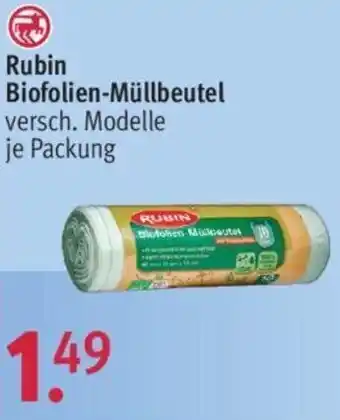 Rossmann Rubin Biofolien Müllbeutel Angebot