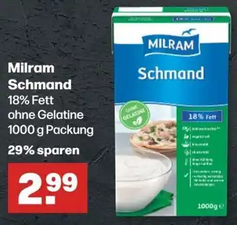 Handelshof Milram Schmand 1000 g Packung Angebot