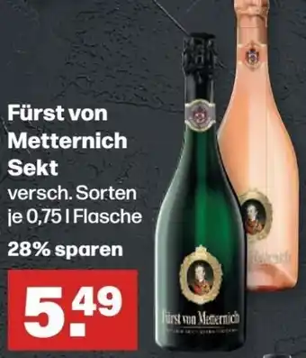 Handelshof Fürst von Metternich Sekt 0,75 L Flasche Angebot