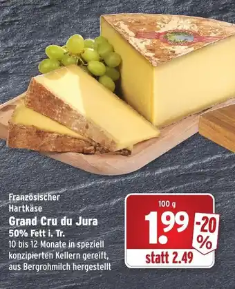 Wasgau Französicher Hartkäse Grand Cru du Jura 100g Angebot