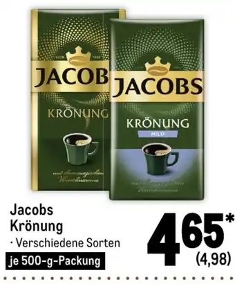 METRO Jacobs Kronung Kaffee 500g Angebot