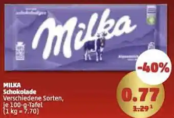 PENNY Milka Schokolade 100 g Tafel Angebot