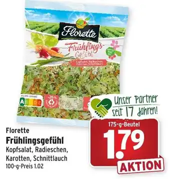 Wasgau Florette Frühlingsgefühl 175g Beutel Angebot