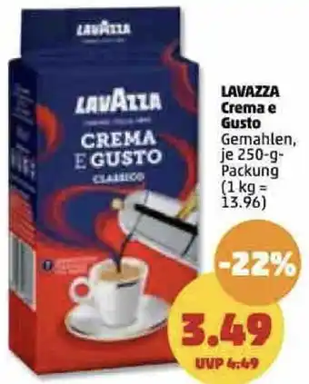 PENNY Lavazza Crema e Gusto 250 g Packung Angebot