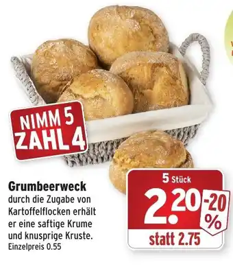 Wasgau Grumbeerweck Angebot