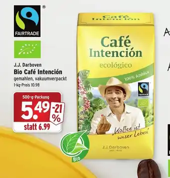Wasgau J.J. Darboven Bio Café Intención 500g Angebot