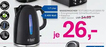 KODi Russell Hobbs Wasserkocher Textures Plus | 22591-70 Angebot