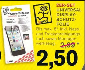 KODi 2Go Universal Displayschutzfolie Angebot