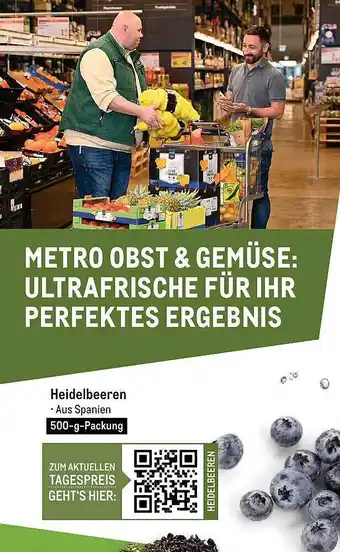 METRO Heidelbeeren Angebot