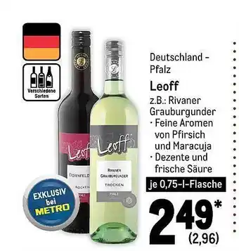 METRO Leoff grauburgunder Angebot