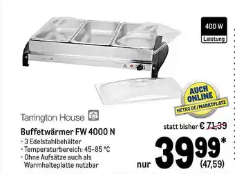 METRO Tarrington house buffetwärmer fw 4000 n Angebot