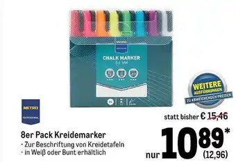 METRO 8er pack kreidemarker Angebot