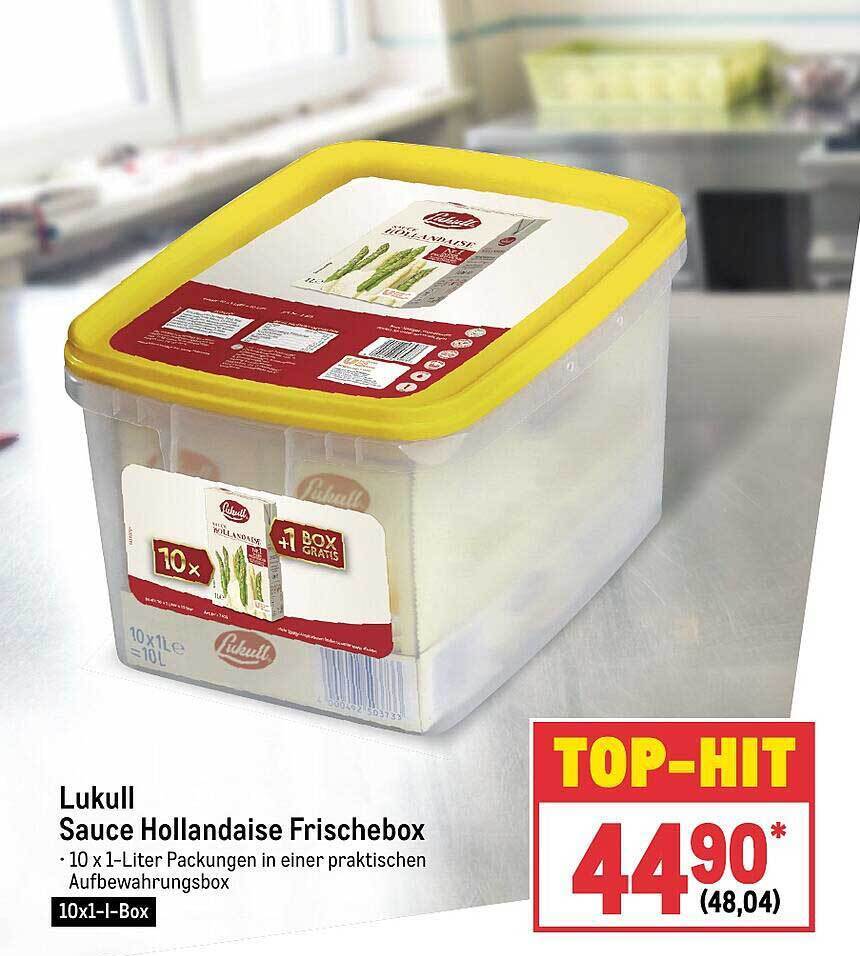 Lukull sauce hollandaise frischebox Angebot bei METRO