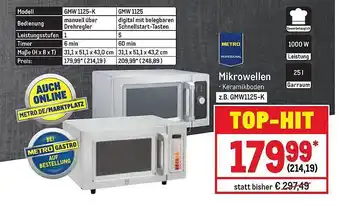 METRO Mikrowellen Angebot